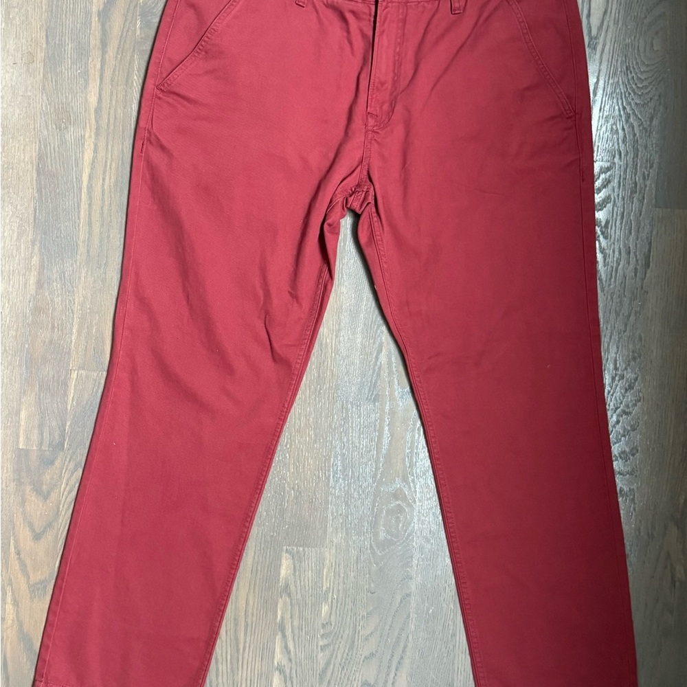 Timberland Men's Chinos in Deep Red